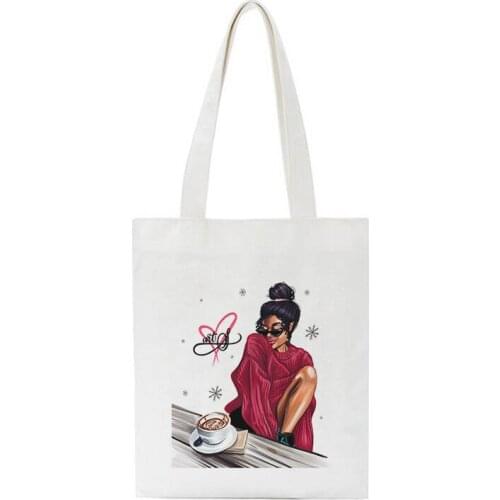 Elegant Noble Princess Shopping Bag Harajuku Canvas Bag Tote Bag Handbag Large Capacity Shopper Bag Casual Shoulder Bag Cabas