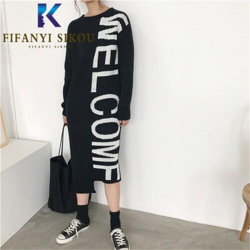 FIFANYI SIKOU Fashionable Knitted Dresses