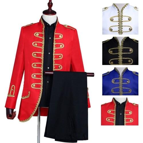 European court performance costume Prince Hakuba stage retro drama performance Uniform
