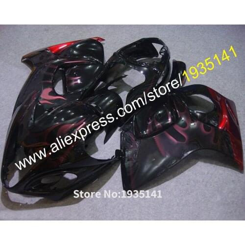 Red Black For Suzuki Hayabusa GSX-R1300 Parts GSX R1300 2008-2016 GSXR 1300 Bodyworks Autorbike Fairing Kit (Injection molding)