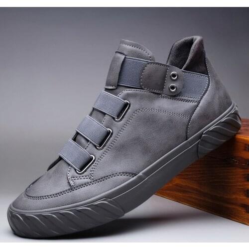 Men Shoes Fashion Soft Leather Loafers Breathable Autumn Lace Up Comfortable Casual Shoes Outdoor Men Sneakers Shoes