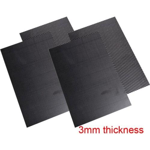 3mm thick 3K Carbon fibre sheet CFRP Carbon Fiber Reinforced Plastic Carbon Fiber CFRP plate CNC engraving model aircraft