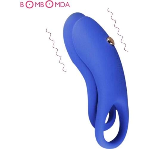 Penis Ring Vibrator Delay Ejaculation passion Enhancer Vibrating Cock Rings Adult Sex Toys For Men Male Lasting Chastity Device