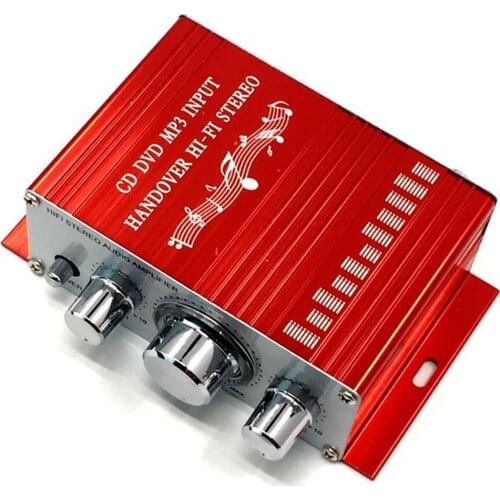 HY2001 2.0 20W*2 12V Mini Amplifier Home audio Furnishing Furniture Car Amplifier HiFi Amplifier 20-20KHZ