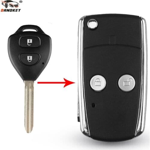 Modified 2 B Modified Folding Remote Car Cover Key For Toyota Camry Corolla Avalon Echo Avensis Tarago Prado Toy43