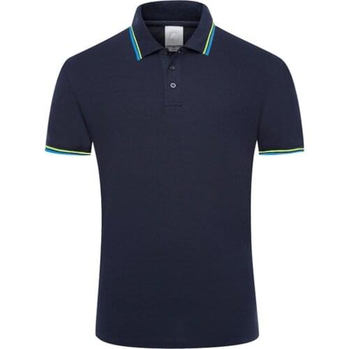 Men Women 2020 Summer Brand New Business Casual Style Polo Shirt Men Short Sleeve Fashion Slim Solid Color Polo Shirt Tee Men