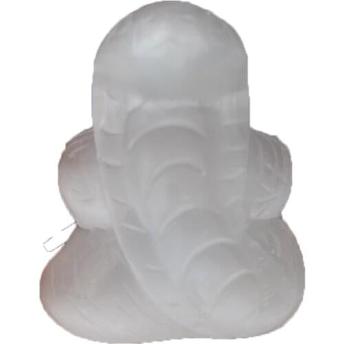 Natural Crystal Selenite Hand Carved Snake Repair Chakra Mineral Quartz Home Decoration