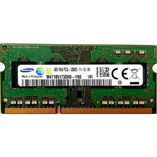 Samsung RAM PC3L-12800S/10600S DDR3L 1600Mhz 1333MHz 4GB 8GB Laptop Memory Notebook Module SODIMM DDR3 RAM