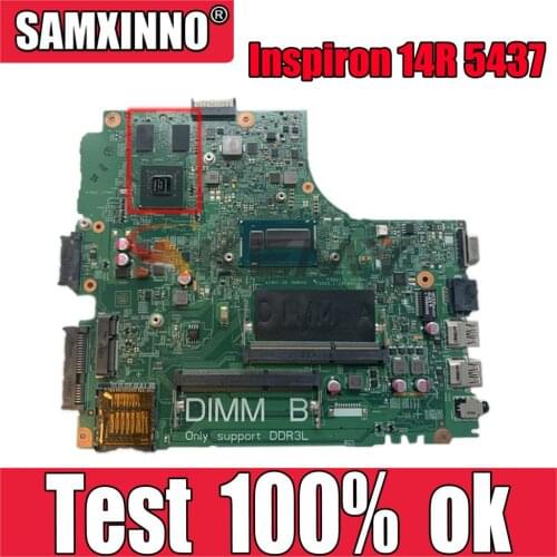 Original Laptop motherboard For Dell Inspiron 14R 5437 3437 Core I5 CN-0KC1KM 0KC1KM Mainboard 12314-1 SR170 N14M-GE-S-A2