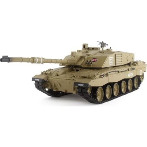 Radio Remote Control 1:16 Scale 2.4Ghz UK Challenger II Main Battle Tank 72cm RC Battle Tank Smoke & Sound (Metal Gear & track