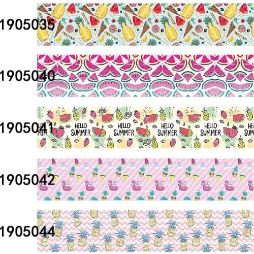 FLRARIBBON cartoon pineapple watermelon heat ribbon