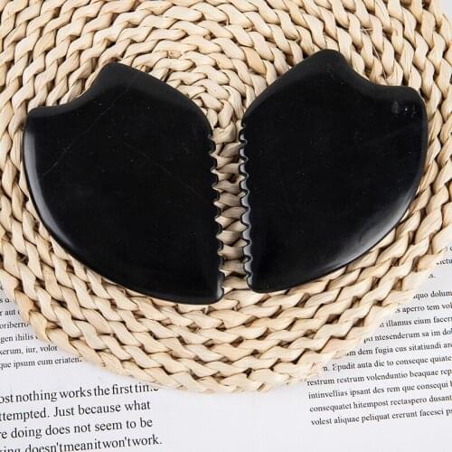 Natural Jade Face Gua Sha Tool Massager Head Comb Body Health Massage Scraper