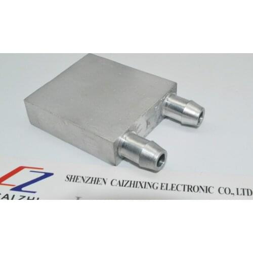 Special offer) Auminum Water Cooling Block 40x40x12mm Liquid Cooler Waterblock radiator for GPU CPU cooling