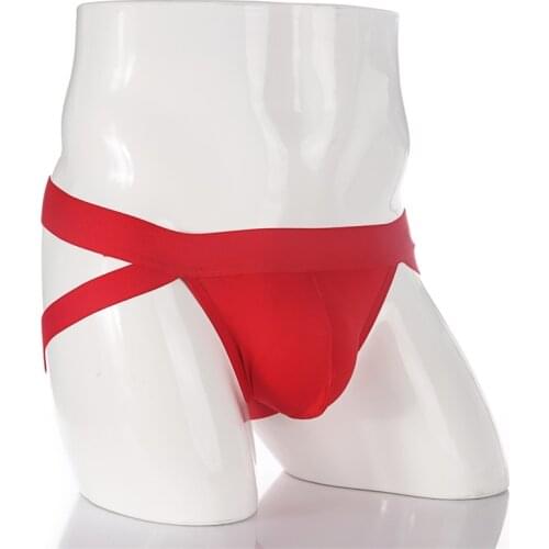 Sexy Mens Underwear Jockstrap Cotton Sexy Jocks Bikini G Strings Men Thong cuecas Male hombre Panties Briefs Penis Pouch