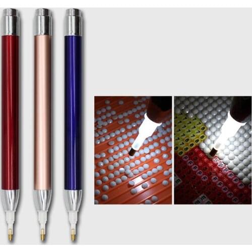 Crystal Diamond Painting Point Drill Pen For DIY Epoxy Resin Jewelry Making Cross Stitch Embroidery Household Jewelry Tool