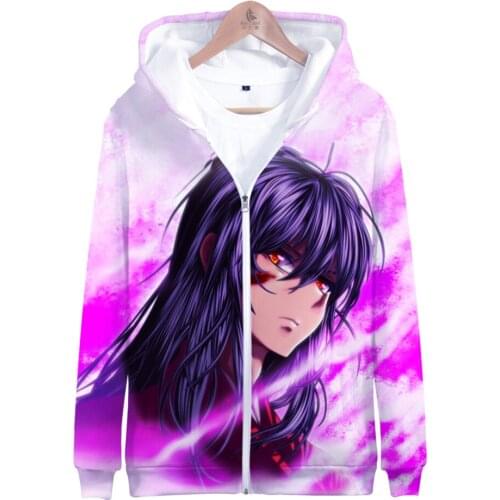 Inuyasha 3D Zipper hoody men/women 2020 New Sale Fashion classic Print sweatshirts Anime Inuyasha 3D hoodies casual coats tops