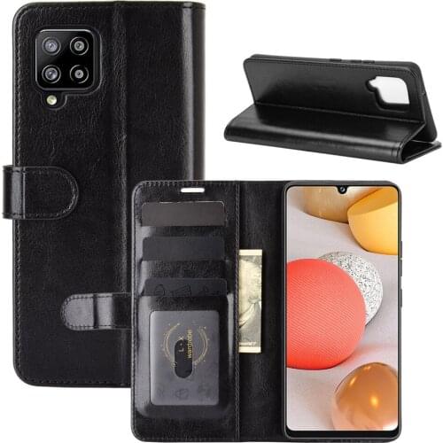 Magnetic Closure Vintage Leather Case for Samsung Galaxy A42 5G A02 A12 A72 A52 A21S M21 M31 S21 Ultra S20 FE Phone Bag