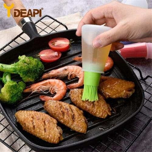 YDEAPI High Temperature Resistant Silicone Bottle Brush Barbecue Brush Brush Household Baking Oil Brush Pancake Brush Oil Tool