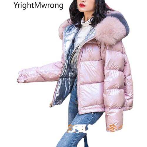 YrightMwrong Women's Down Jackets-coats