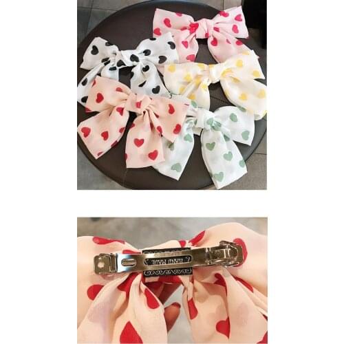 18*14CM Cute Grosgrain Ribbon big solid Bow hairpins Hair Clip Pin Flower Headdress Accessories
