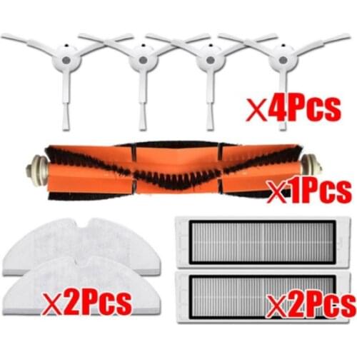 HEPA Filter Device Main Brush Mop Replacement For Mi Mijia Robot Roborock S50 S51 S5 S6 Max Vacuum Cleaner Accessories Parts Kit