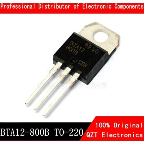10pcs/lot BTA12-800B TO-220 BTA12-800 TO220 BTA12 12-800B new original In Stock