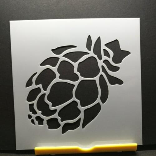 13*13 Pineapple Layering Stencils for Diy scrapbook/photo album Decorative Embossing coloring,painting stencil,home decor