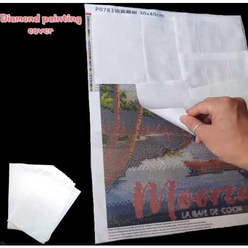 20/50/100/200/Pcs DIY Diamond Painting Tools Accessories Release Paper Diamond Painting Cover Replacement