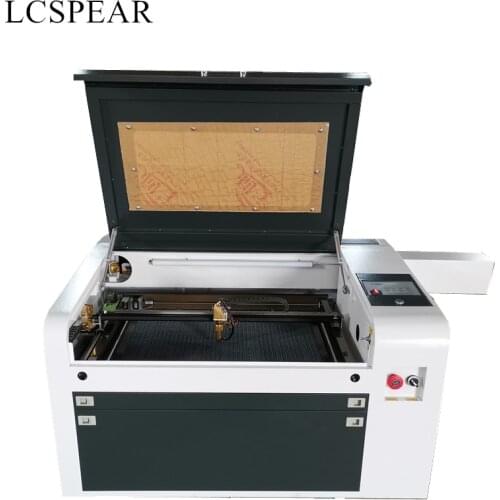 4060 RECI 100W CO2 laser engraving and cutting machine with Square inner rail free shipping to your sea port