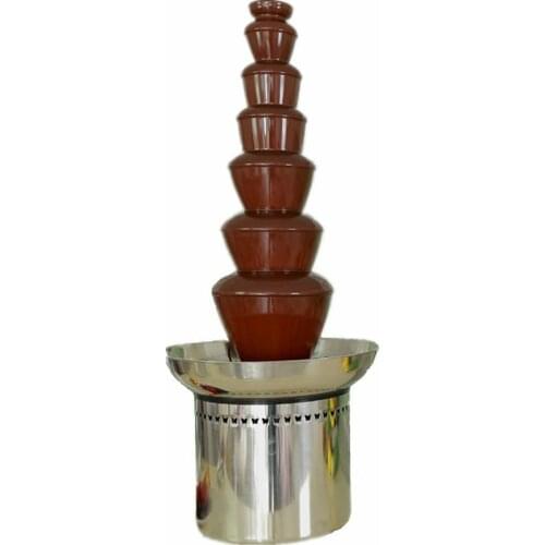 7 Tier Commercial Chocolate Fountain Fondue with Stainless Steel 304 Material Christmas Wedding Event Party Supplies