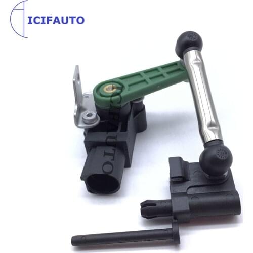 7P0616214 Front Right Headlight Level Sensor With Poles For Volkswagen Touareg 7P5 7P6 Porsche Cayenne 3.0 3.6 4.2 V6 TDI