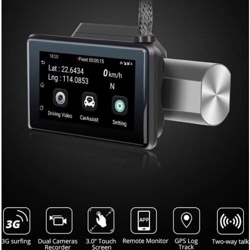 Car DVR WiFi 3.0 Touch Screen GPS 1080P Full HD Car Dash Cam Dual Lens Rear View Vehicle Camera Recorder Monitor Motion Detector