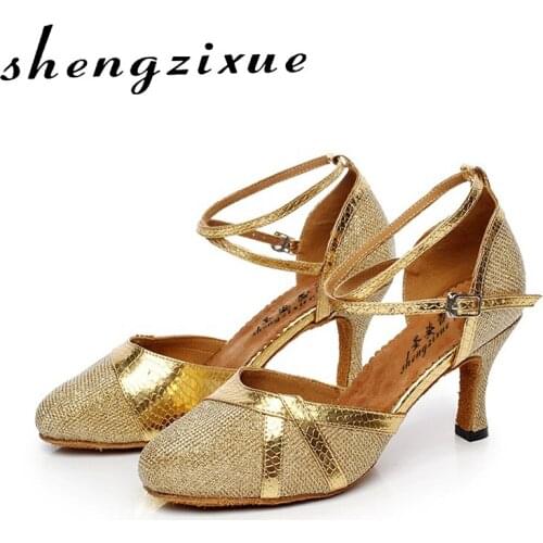 WUXIJIAO Brand with shoes women Bao tou soft bottom Latin dancing shoes womens adult in the square dancing