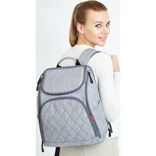 Brand Fashion Maternity Nappy Bag Large Capacity Baby Mummy Bag Travel Backpack Designer Nursing Bag for Baby Care