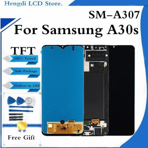 For Samsung Galaxy A30S LCD Touch Screen Digitizer Assembly Display For Samsung A30s A307 A307F A307G A307YN Display Screen