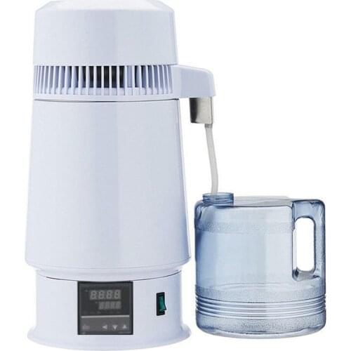 New 4 Litres Moonshine Still Home Pure Water Alcohol Distiller Filter Purifier Equipment Boiler Brewing w/Liquid Crystal Screen