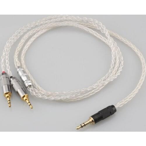 HiFi Cable with 3.5mm Stereo Plug to Dual 2.5mm Male Compatible With Hifiman HE400S, HE-400I, HE-400i （Dual 2.5mm Version, HE560