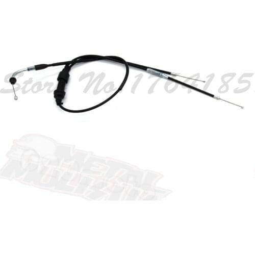 PW50 Motorcycle PY50 Dirt Bike Throttle Cable With Splitter Assy Pull For PY50 1981-2009