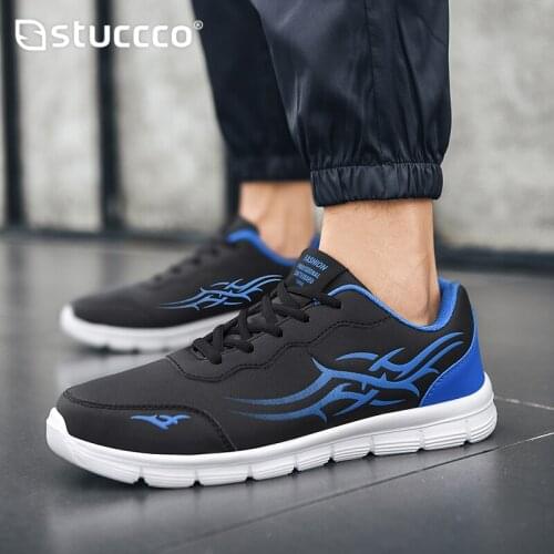 Fashion Men Sneakers Mesh Casual Shoes Lac-up Men Running Shoes Lightweight Vulcanize Shoes Walking Sneakers Zapatillas Hombre
