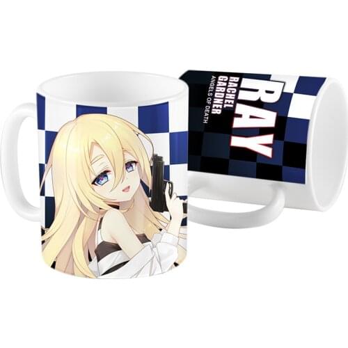 Anime JK Game Angels of Death Rachel Ray Gardner Cosplay Mug Ceramic Daily Drink Cup Gift