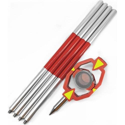 MINI PRISM WITH4 POLES -30/0mm FOR LEICA TOTAL STATIONS MINI PRISM SURVEYING INSTRUMENT