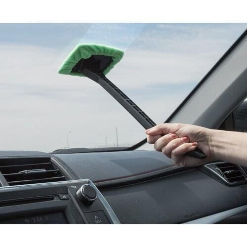 New Car Mop Cleaning Windows Windshield Fog Cleaning Tool Brush Washing Rag Wipe Duster Home Office Auto Windows Glass Cloth Hot