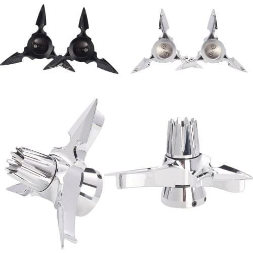 Front Axle Nut Covers Rotary Flame Head For Harley-Davidson Touring Models 2008-Later Trike Models 2008-Late Motorcycle