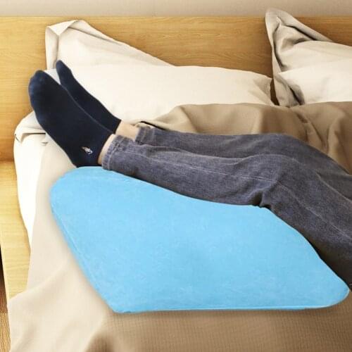 Support Relief Back Hips Wedge Inflatable Leg Pillow Comfortable Portable Knee Rest Cushions for Home Office