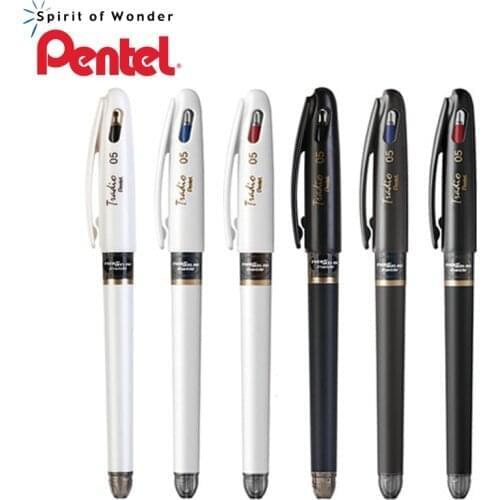 3 Pieces Pentel Tiadio Gel Pen 0.5mm BLN115JA Quick-drying Super Smooth Water-based Pen Student Writing Instrument