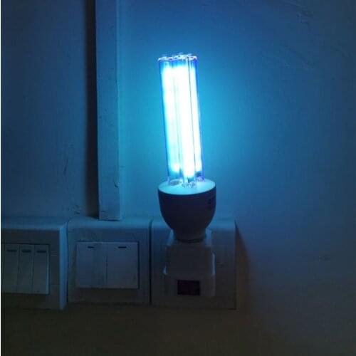 220V/110V UV germicidal lamp disinfection lamp 25W E27 screw UVC integrated domestic violet lamp