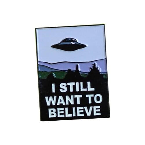 X Files Poster soft enamel pin badge