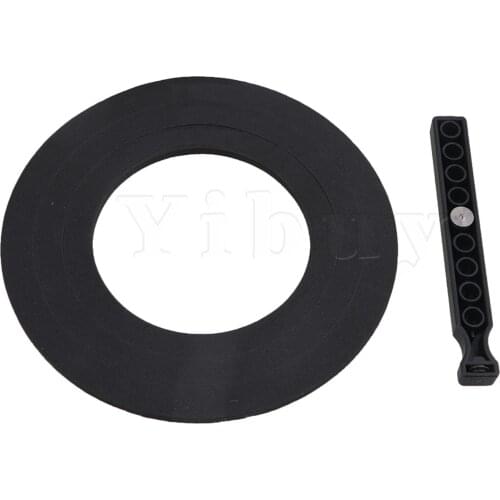 Yibuy Port Hole Cutting Tool Kit Hole Rings for Kick Drum with 3 Size Rings