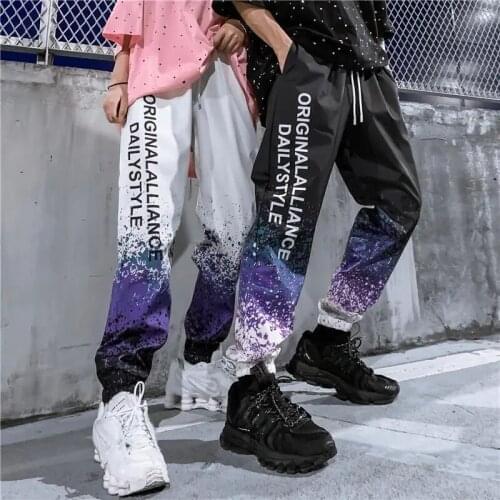 Women High Waist Pants Fashion Casual Trousers High Street Couple Pants Female Loose Jogger Trouser Plus Size Ankle Length Pant