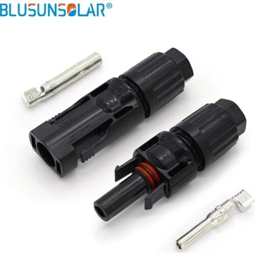 200PAIRS LOT Waterproof Cable Connectors With Female and Female Used for Solar Cable 2.5mm2 4mm2 6mm2 LJ0126